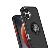 iPhone 17 | iPhone 17 - PRO™ Armor Cover m. Ring Holder - Sort - DELUXECOVERS.DK