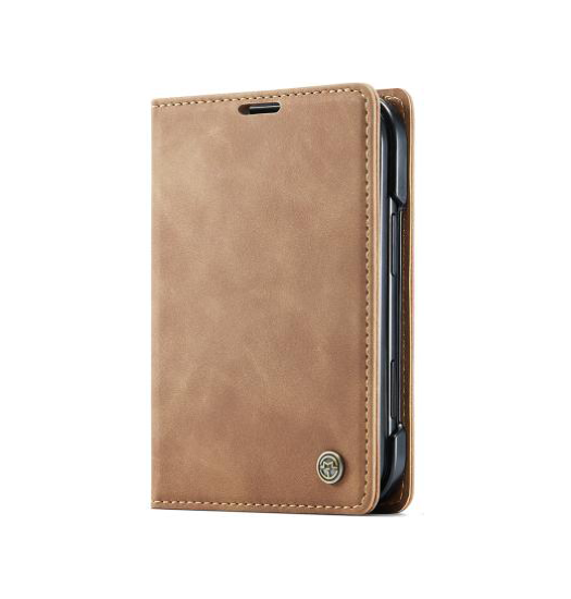 iPhone Duo – CaseMe™ Noble Læder Etui / Pung - Brun