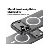 iPhone 18 Pro Max - ABEEL™ Frosted MagSafe Cover - Sort