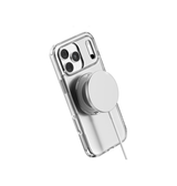 iPhone 18 Pro - MagStand Silikone Cover - Gennemsigtig
