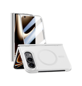 iPhone Duo - DeLX™ MagSafe Cover M. Integreret HD-film - Hvid