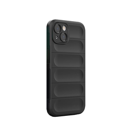 iPhone 15 Plus | iPhone 15 Plus - DeLX™ Smart Grip Stødsikkert Cover - Sort - DELUXECOVERS.DK