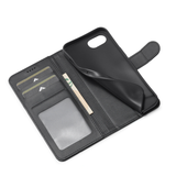 iPhone 16e | iPhone 16e - LC.IMEEKE™ Læder Cover M. Kortholder - Sort - DELUXECOVERS.DK