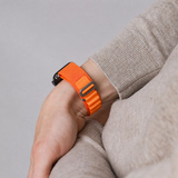 Apple Watch 42-49mm | Apple Watch (42/44/SE/45/46/49mm) - L'Empiri™ Trail-X Nylon Loop - Orange - DELUXECOVERS.DK