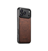 iPhone 17 Pro | iPhone 17 Pro - Suteni® 2-i-1 Læder Cover M. MagSafe - Brun - DELUXECOVERS.DK