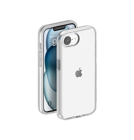 iPhone 16e | iPhone 16e - Ballet™ Crystal Silikone Bagside Cover - Transparent - DELUXECOVERS.DK