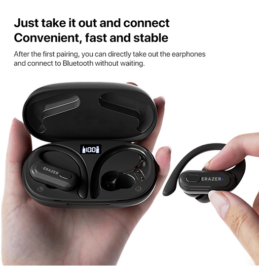 Lenovo® Sports In-ear Høretelefoner til Løb & Træning - Sort – DeluxeCovers