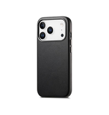 iPhone 17 Pro - DeLX® Læder Cover - MagSafe Kompatibel - Sort