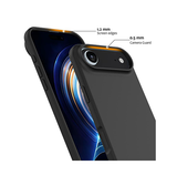 iPhone 17 Air | iPhone 17 Air - Deluxe™ Soft Touch Silikone Cover - MagSafe-kompatibel - Sort - DELUXECOVERS.DK