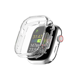 Apple Watch Cover | Apple Watch Ultra (49mm) | Full 360° Silikone Cover - Klar - DELUXECOVERS.DK