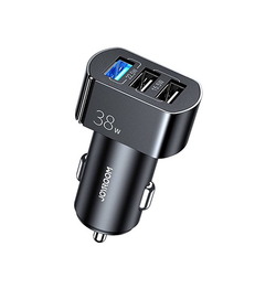 USB oplader | JOYROOM™ | 38W 3 USB Quick Charger 3.0 - Fast Charge - DELUXECOVERS.DK