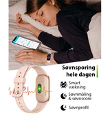 SmartWatch | Aktivitetsur IP67 - måler puls, skridt, aktivitet og søvn - Pink - DELUXECOVERS.DK