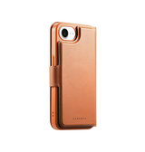 iPhone 17e / 16e | iPhone 17e / 16e - CaseNeo™ 2-i-1 MagSafe Læder Cover M. Kortholder - Brun - DELUXECOVERS.DK