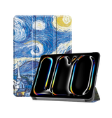 iPad Pro 11 (2024) | iPad Pro 11" (2024) - DeLX™ Trifold ArtCover M. Stander - Blue Sky - DELUXECOVERS.DK