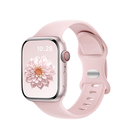 Apple Watch 38mm | Apple Watch (38/40/SE/41/42mm) - Luna Silikonerem - Pink Sand - DELUXECOVERS.DK