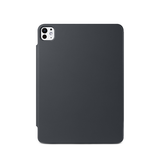 iPad Pro 13 (2024) | iPad Pro 13" (2024) - NOBLE™ Trifold Læder Cover M. Stander - Sort - DELUXECOVERS.DK