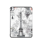 iPad Pro 11 (2024) | iPad Pro 11" (2024) - DeLX™ Trifold ArtCover M. Stander - Noir - DELUXECOVERS.DK