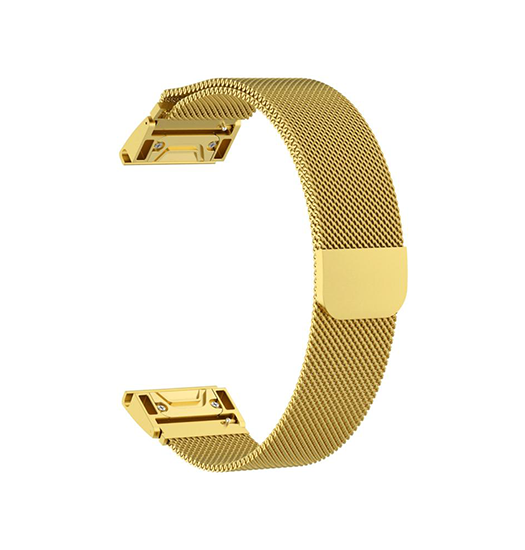 QUICKFIT | Garmin QuickFit 26mm - L'Empiri™ Milanese Loop / Rem - Guld - DELUXECOVERS.DK