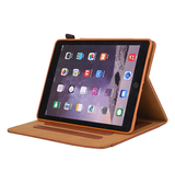 iPad 10.9" (2022) | iPad 11" (2025) / iPad 10.9" (2022) - Verona™ Multietui Ægte Læder Cover - Brun - DELUXECOVERS.DK