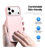iPhone 17 Pro | iPhone 17 Pro - DUX DUCIS™ MagSafe Silikone Cover - Lyserød - DELUXECOVERS.DK