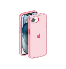 iPhone 16e | iPhone 16e - Ballet™ Crystal Silikone Bagside Cover - Pink - DELUXECOVERS.DK