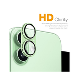 iPhone Beskyttelsesglas | iPhone 17 - NTJO™ 9H Kamera Linse Beskyttelsesglas - Grøn - DELUXECOVERS.DK