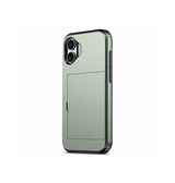 iPhone 16 Plus - Deluxe™ Håndværker Cover M. Kortholder - Army