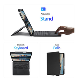 iPad Air 6 13" 2024 | iPad Air 13" (2024/2025/2026) - Bluetooth tastatur-cover – Sort – DUX DUCIS™ - DELUXECOVERS.DK