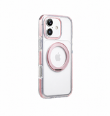 iPhone 17 | iPhone 17 - MagSafe Silikone Cover m. Ring Holder - Pink - DELUXECOVERS.DK