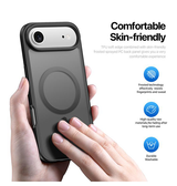 iPhone 17 Air | iPhone 17 Air - DUX DUCIS™ MagSafe Silikone Cover - Sort - DELUXECOVERS.DK