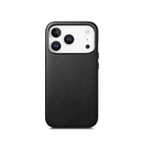 iPhone 17 Pro - DeLX® Læder Cover - MagSafe Kompatibel - Sort