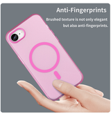 iPhone 16e | <AAA>iPhone 16e - DeLX™ Translucent MagSafe Silikone Cover - Pink - DELUXECOVERS.DK