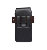 Motorola Moto | Motorola Moto G71 - Læder Bæltetaske / Etui M. Clip - Sort - DELUXECOVERS.DK