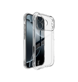iPhone 17 Pro | iPhone 17 Pro - imak™ Silent Stødsikker Silikone Cover - Klar - DELUXECOVERS.DK