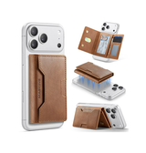 MAGKING™ - Læder RFID Kortholder til iPhone - M. MagSafe - Brun