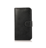 iPhone 16 Pro | iPhone 16 Pro - Vintage 2-In-1 Læder Etui M. Aftageligt Cover - Sort/Grå - DELUXECOVERS.DK