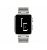 Apple Watch 42-49mm | Apple Watch (42/44/SE/45/46/49mm) - L'Empiri™ X36 Ægte Titanium Rem - Sølv - DELUXECOVERS.DK