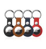 Airtag | AirTag | XDCASE™ Nøglering - Læder - 4 Stk. - DELUXECOVERS.DK