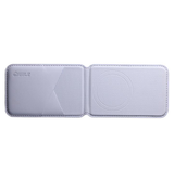 Mobil kortholder | <X>ESEBLE™ - RFID Læder Kortholder til iPhone - M. MagSafe - Lilla - DELUXECOVERS.DK