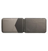 Mobil kortholder | <X>ESEBLE™ - RFID Læder Kortholder til iPhone - M. MagSafe - Mørkegrå - DELUXECOVERS.DK