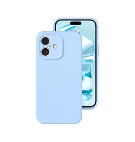 iPhone 16 Plus | iPhone 16 Plus - Deluxe™ Jelly Silikone Cover - Sky Blue - DELUXECOVERS.DK