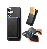 iPhone 17 - Valora™ MagSafe Kortholder 2-i-1 Cover - Retro Sort