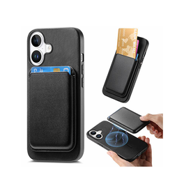 iPhone 17 - Valora™ MagSafe Kortholder 2-i-1 Cover - Retro Sort