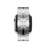 Apple Watch 38mm | Apple Watch (38/40/SE/41/42mm) - L'Empiri™ Crono Stål Rem - Sølv - DELUXECOVERS.DK
