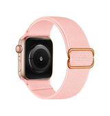 Apple Watch (38/40/SE/41/42mm) - Polyester Nylon Rem Armbånd - Pink