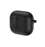 Airpods Pro 2 | AirPods Pro (1/2 Gen) | XDCASE™ TPU Læder Cover - Sort - DELUXECOVERS.DK