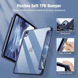 iPad 10.9" (2022) | iPad 11" (2025) / iPad 10.9" (2022) - DeLX™ Marble Cover - Blå - DELUXECOVERS.DK