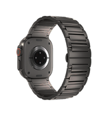 Apple Watch 42mm | Apple Watch (42/44/SE/45/46/49mm) - L'Empiri™ X34 Ægte Titanium Rem - Titaniumgrå - DELUXECOVERS.DK