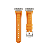 Apple Watch (42/44/SE/45/46/49mm) - High Stretch Armor Silikonerem - Orange