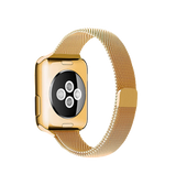 Apple Watch 42mm | Apple Watch (42/44/SE/45/46/49mm) - L'Empiri™ Milanese Thin Loop - Guld - DELUXECOVERS.DK